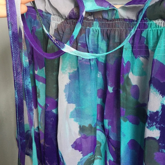 Jonathan Martin Boho Peasant Sheer Blouse - Picture 3 of 5